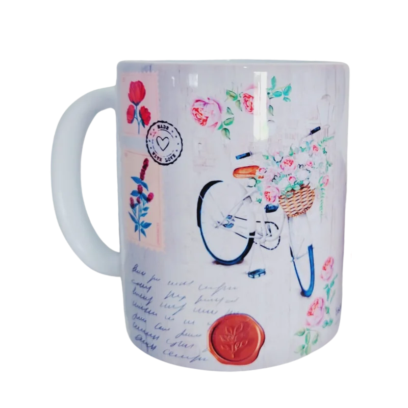 Taza personalizada blanca