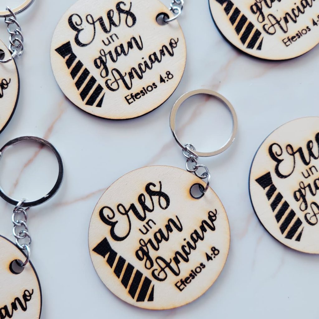 Llavero Circular 10 unidades